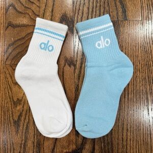 Alo Throwback socks 2 pairs brand new